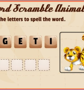 Word Scramble Animals